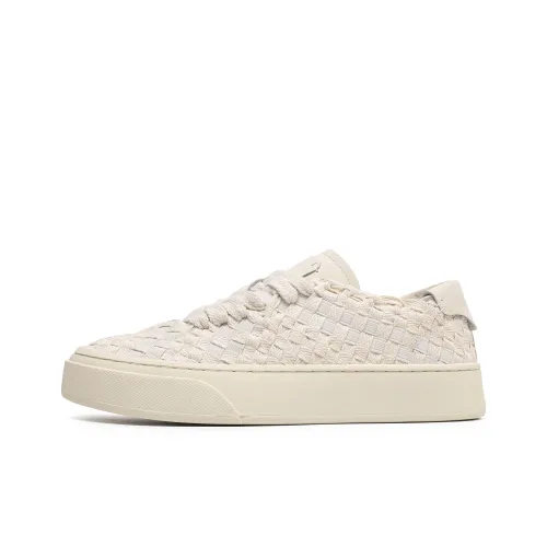 Hong Kong Meng Кроссовки для скейтбординга Low Top Экрю Унисекс
