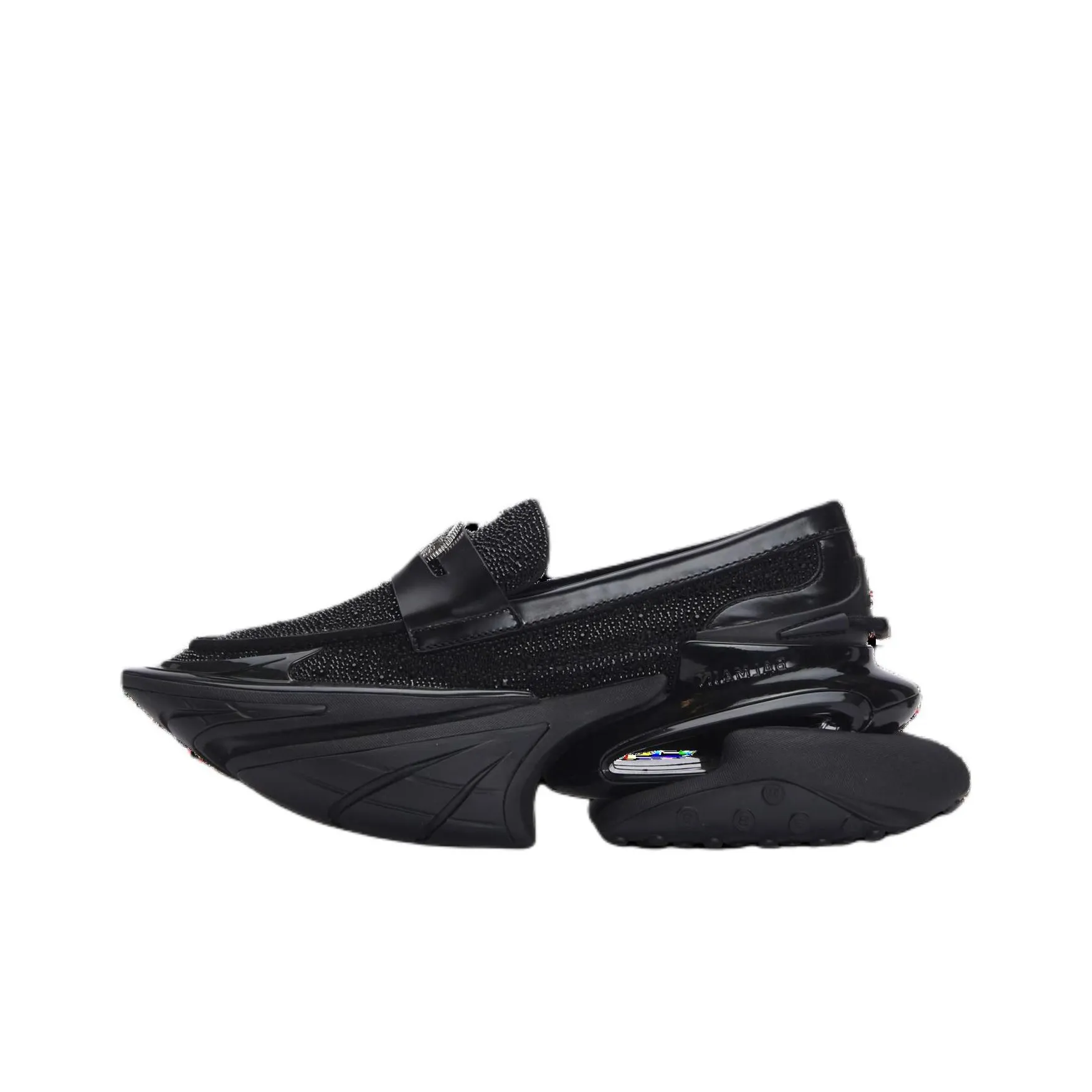 BALMAIN Unicorn Low top Casual Shoes Men's Black