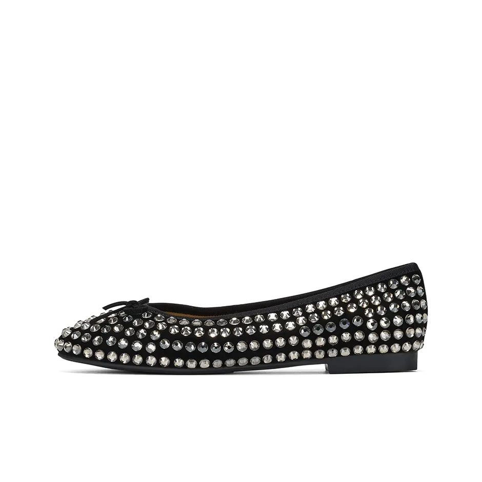 GG CC Ballet Shoes Sweet Style Flat Unlined Shoes 1.5cm Women's