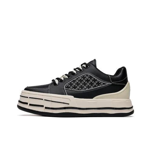 Hong Kong Meng Кроссовки для скейтбординга Low Top Черные Мужские