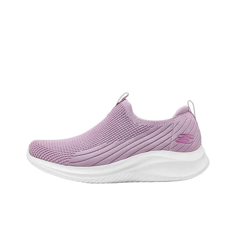 Skechers Sport Устойчивый к истиранию Низкий Топ Casual Женский Бледный Ягодный Цвет