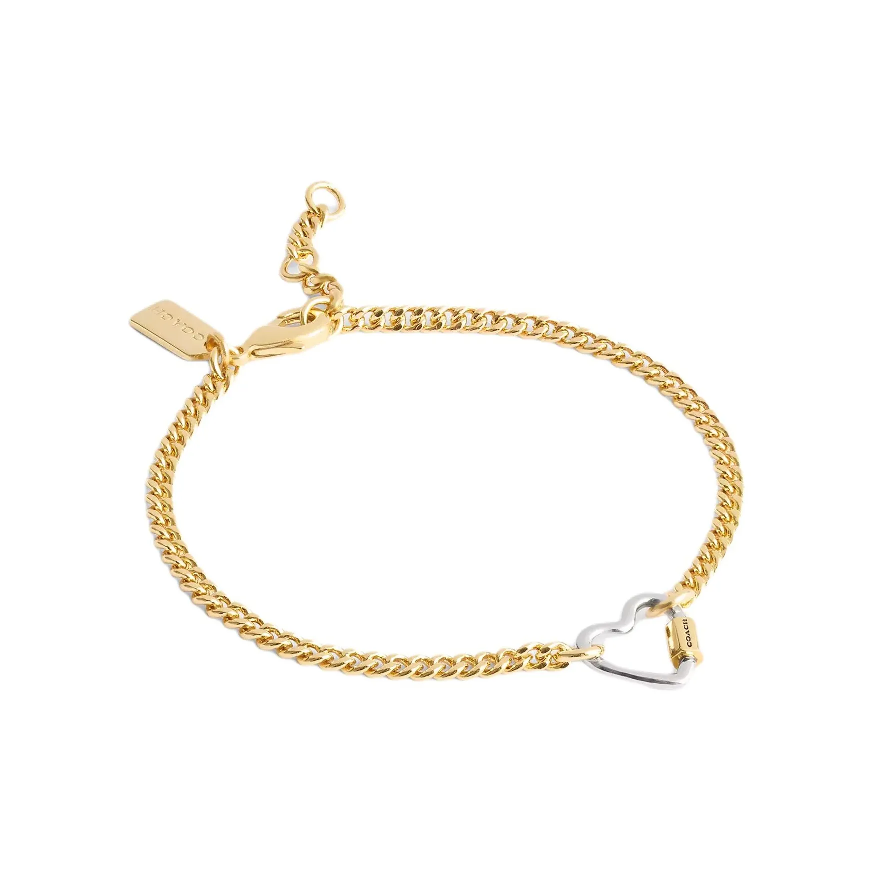 COACH Браслеты с латунным покрытием женские золотые серебряные