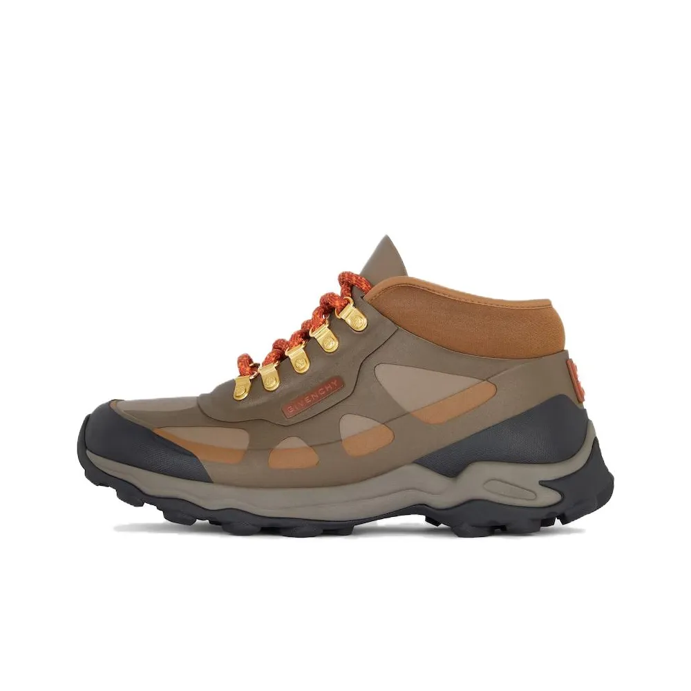 Givenchy Casual Shoes Men Mid-Top Brown