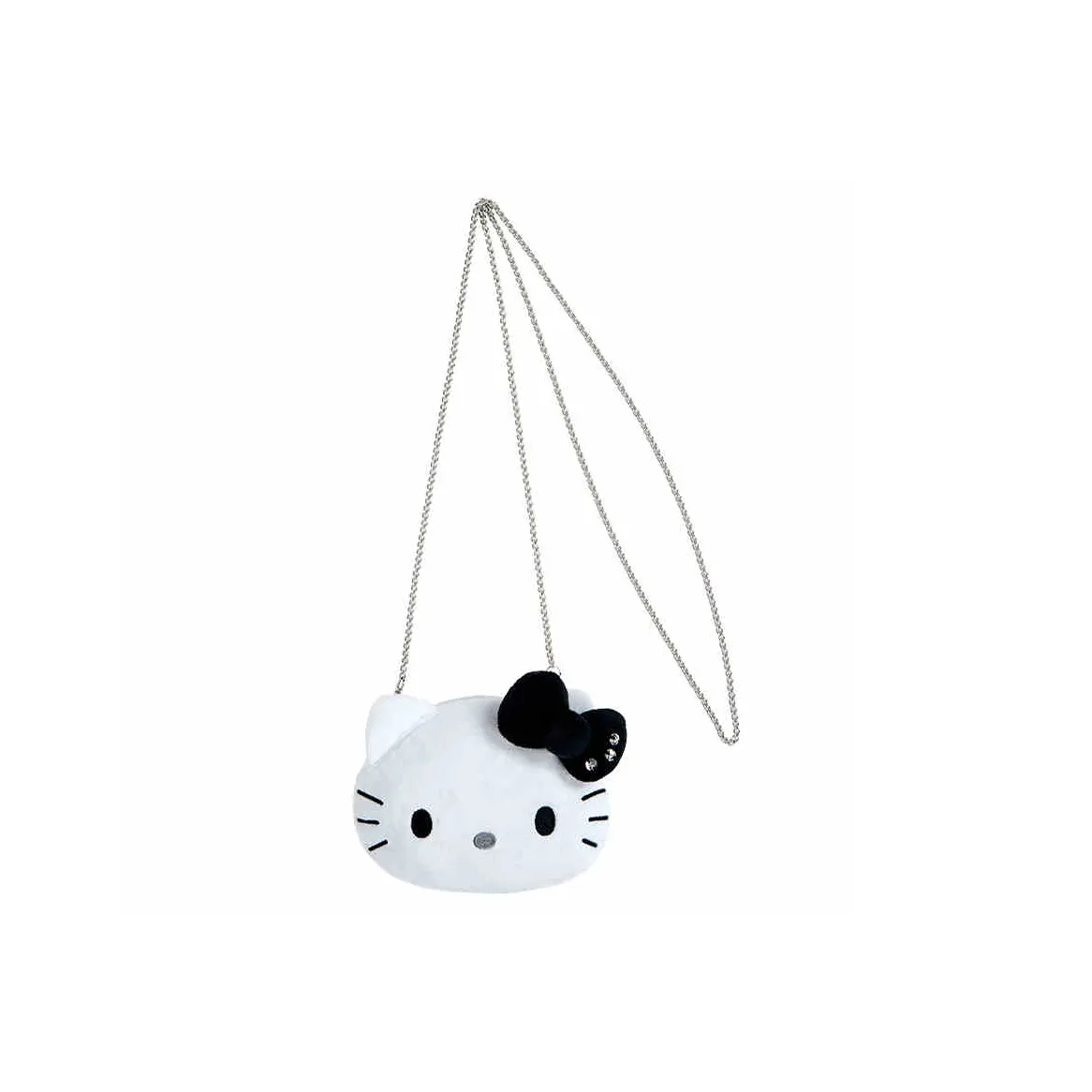 Sanrio Polyester Crossbody Coin Purse Doll Product Unisex Black