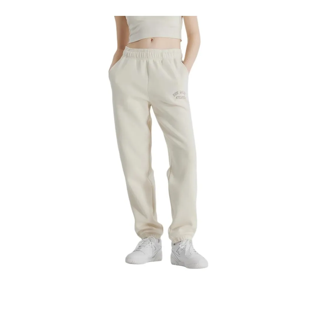 New Balance Graphic Fleece Jogger Knitted Sports Pants Women's Linen