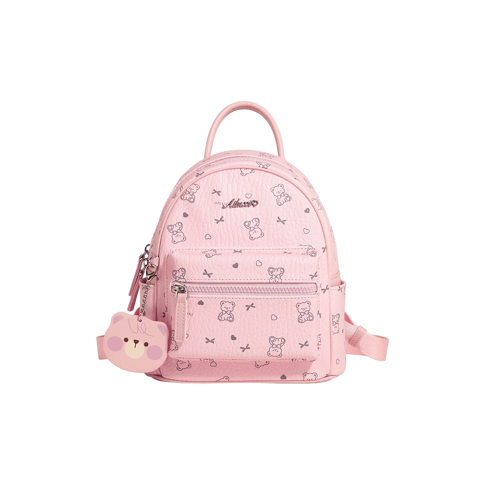 AILUXI Рюкзак из искусственной кожи с синтетической кожей женский милый розовый
