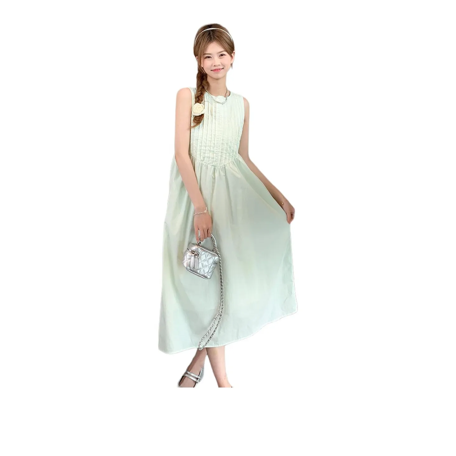 Juden Choi Sleeveless Dress Women's Green