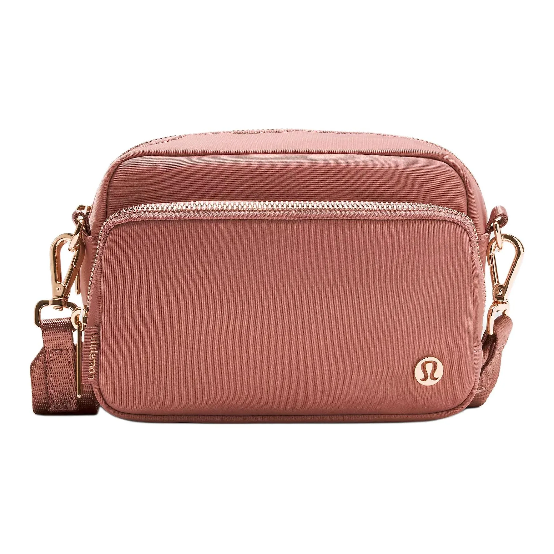 lululemon Нейлоновая сумка через плечо сумка на плечо стандартная женская розовое золото