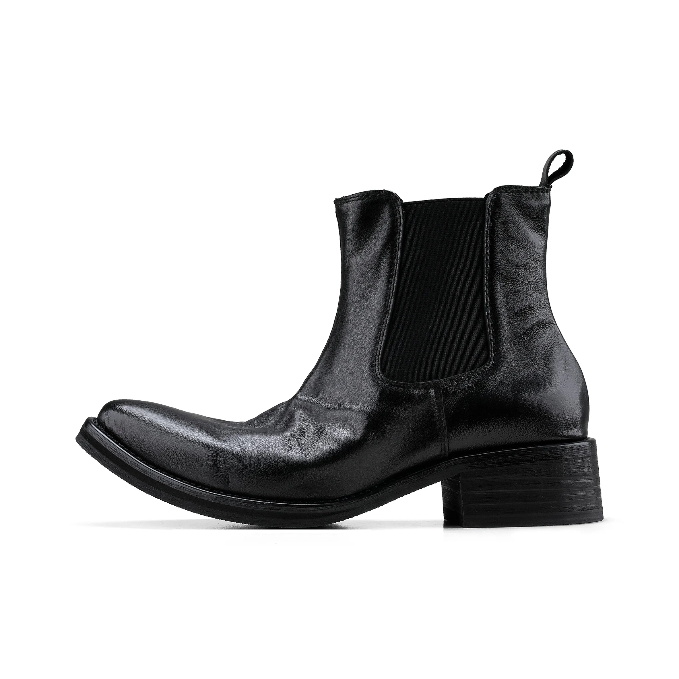 HANQIAORIJI Future Series Короткий Челси Мужской Черный