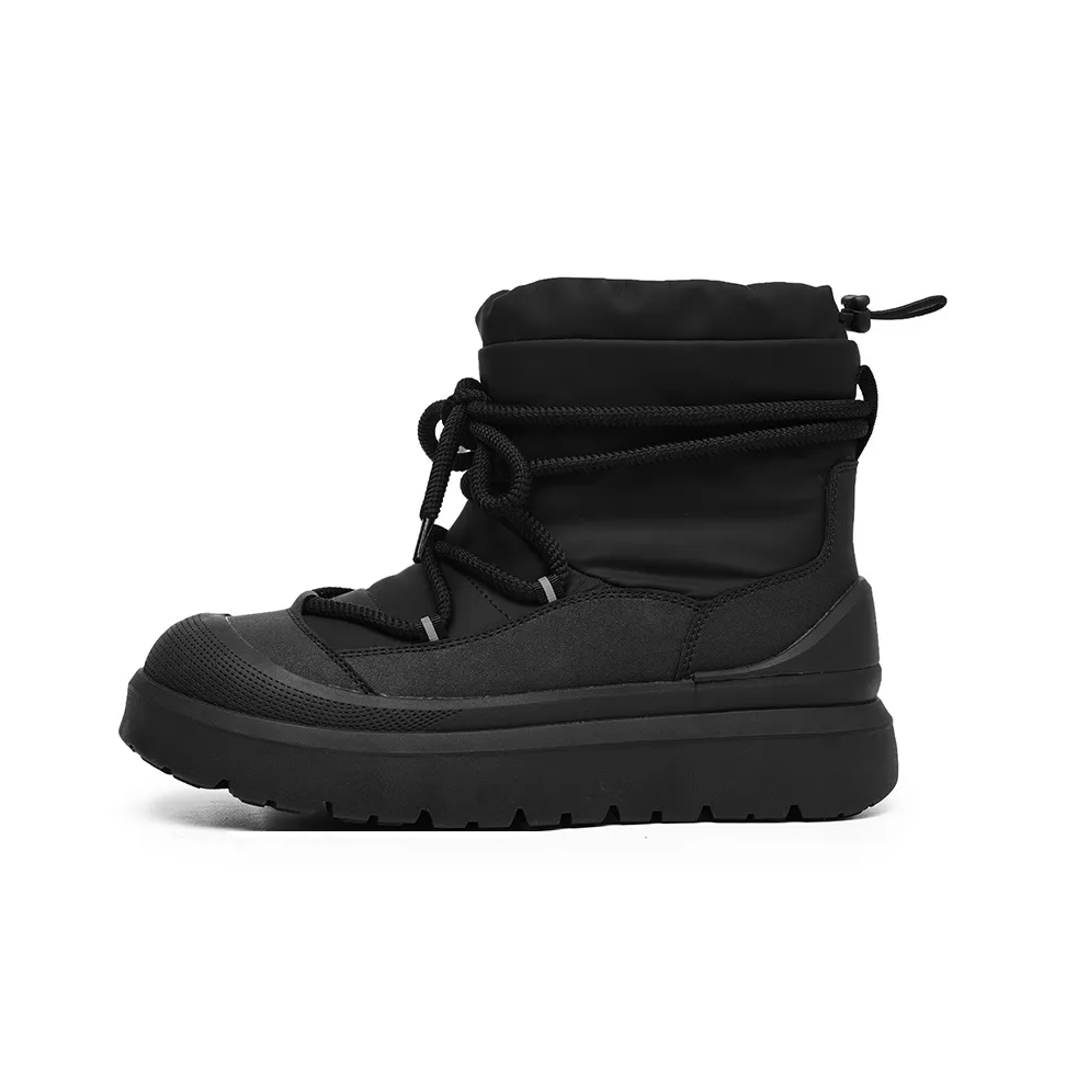 WEISHIBANGWEI Короткие Сноубутсы Унисекс Черные