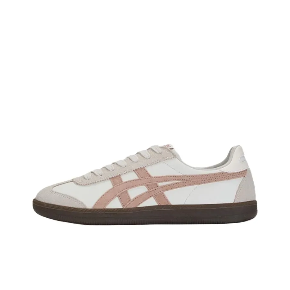 Onitsuka Tiger Tokuten Slip-Resistant Abrasion-Resistant Low-Top Skateboard Shoes Unisex Beige White Brown