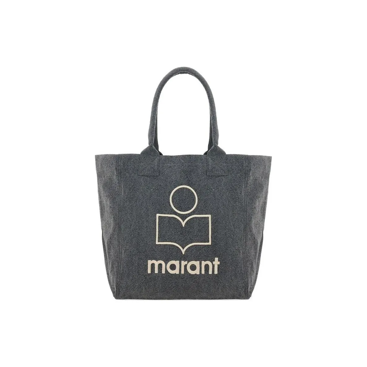 ISABEL MARANT Cotton Tote Bag, Shopping Bag, Handbag Trumpets Women's Black