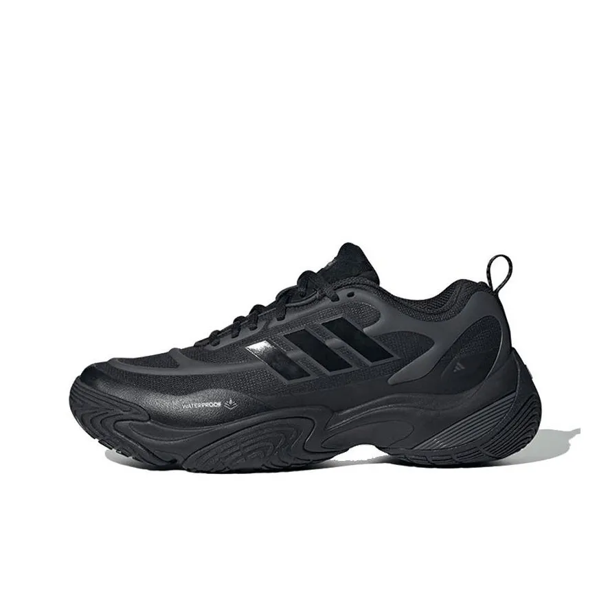 Adidas Anti-Slip Wear-Resistant Low-Top Casual Running Shoes Unisex Black