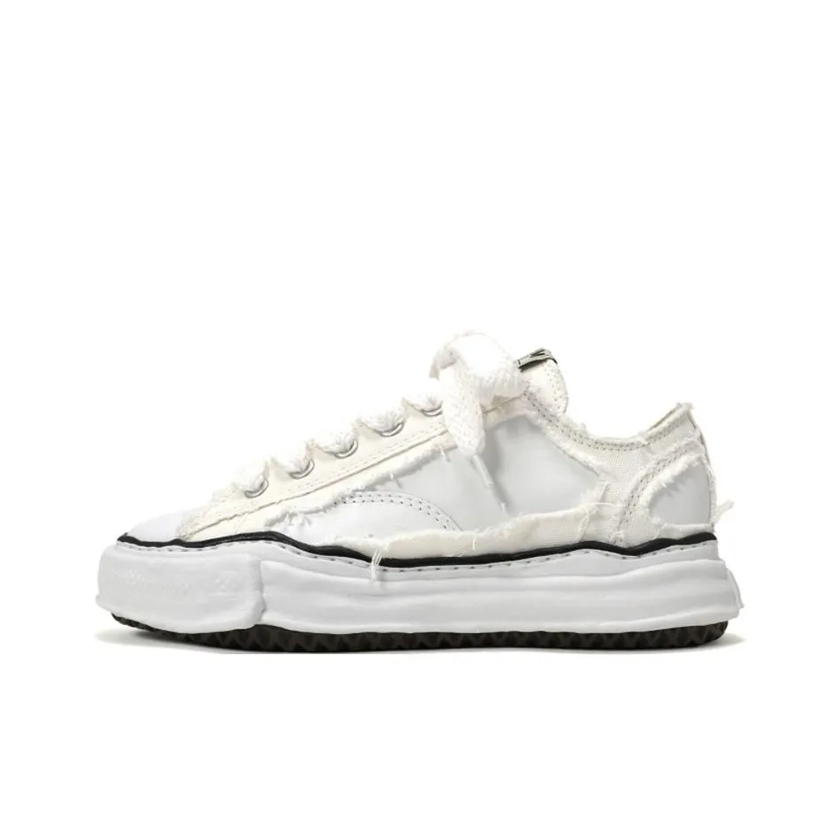 MIHARA YASUHIRO Peterson Low Top Stylish Skateboarding Shoes Unisex White
