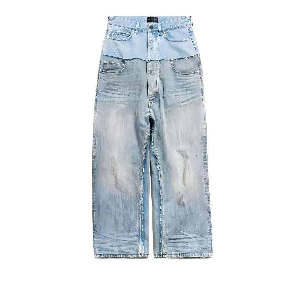 Balenciaga Cut Up Baggy Jeans