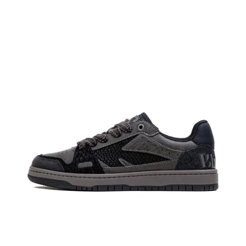MADEN Кроссовки для скейтбординга Low Top Мамба Черные Мужские