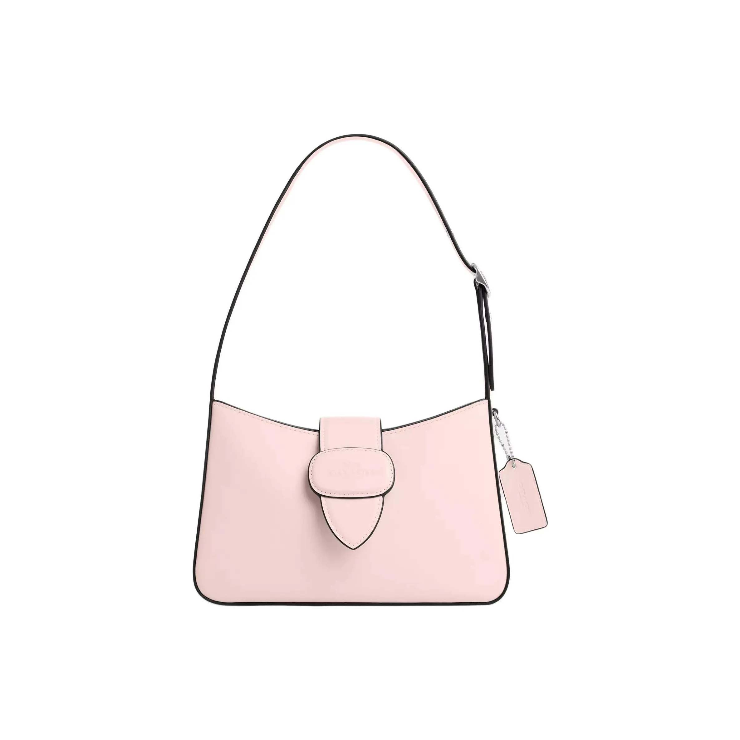 COACH Eliza Утонченный Телячья кожа Сумка на плечо Средний Женские Розовый