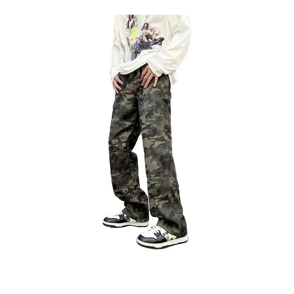 MGXEK Jeans Unisex Army Green