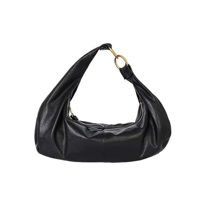 CASSILE Овчина Сумка через плечо Средняя Женская Черная