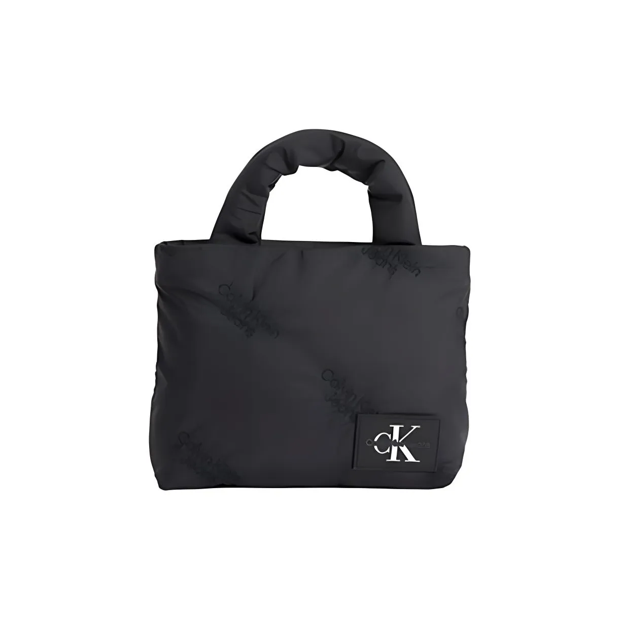 CALVIN KLEIN Recycled Nylon Tote Bag, Shopping Bag, Handbag Regular Women's Black