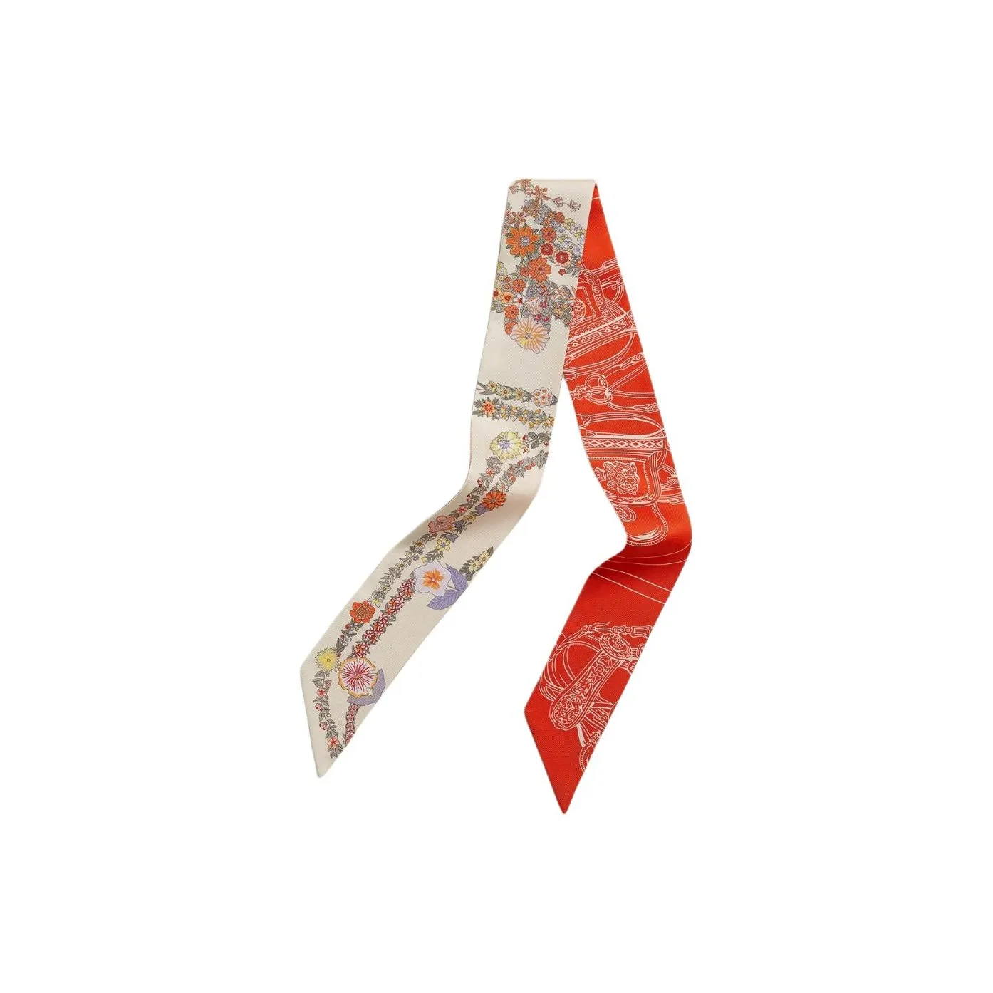 HERMES Лента Шелковые шарфы Унисекс Красный