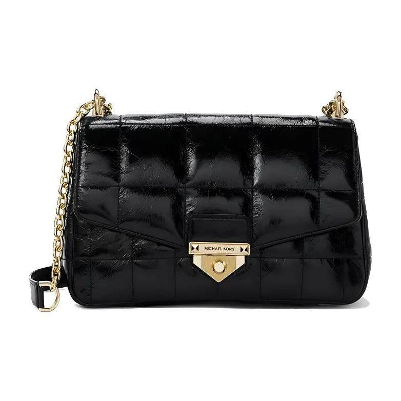 MICHAEL KORS MICHAEL KORS Handbag Collection Soho Кожа Сумка через плечо Сумка на плечо Большая Женская Черная