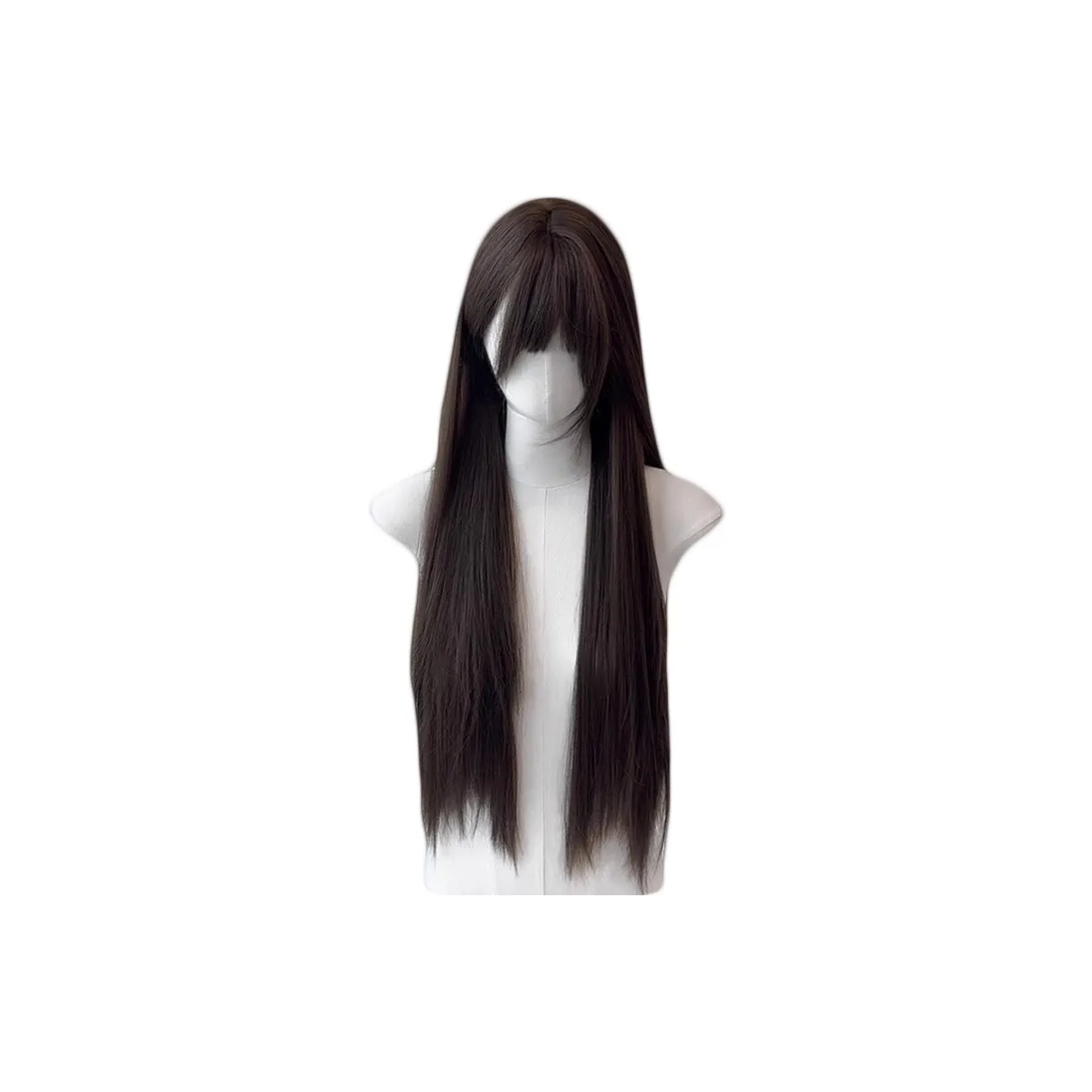 UMIFFA Японский стиль Комикс Сумеречный черный Длинный Straight Парики 75 см