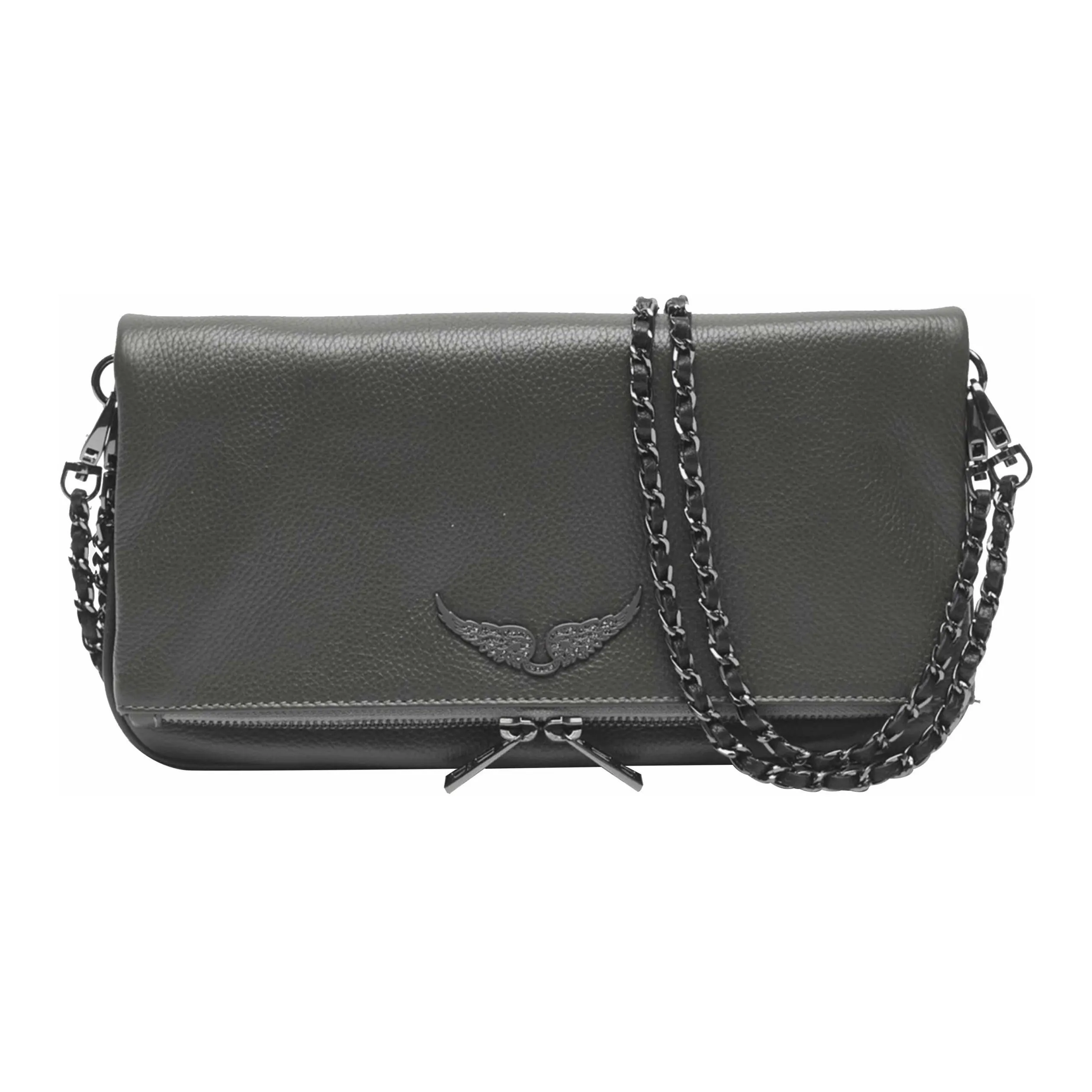 Zadig&Voltaire Rocky Leather Clutch Bag