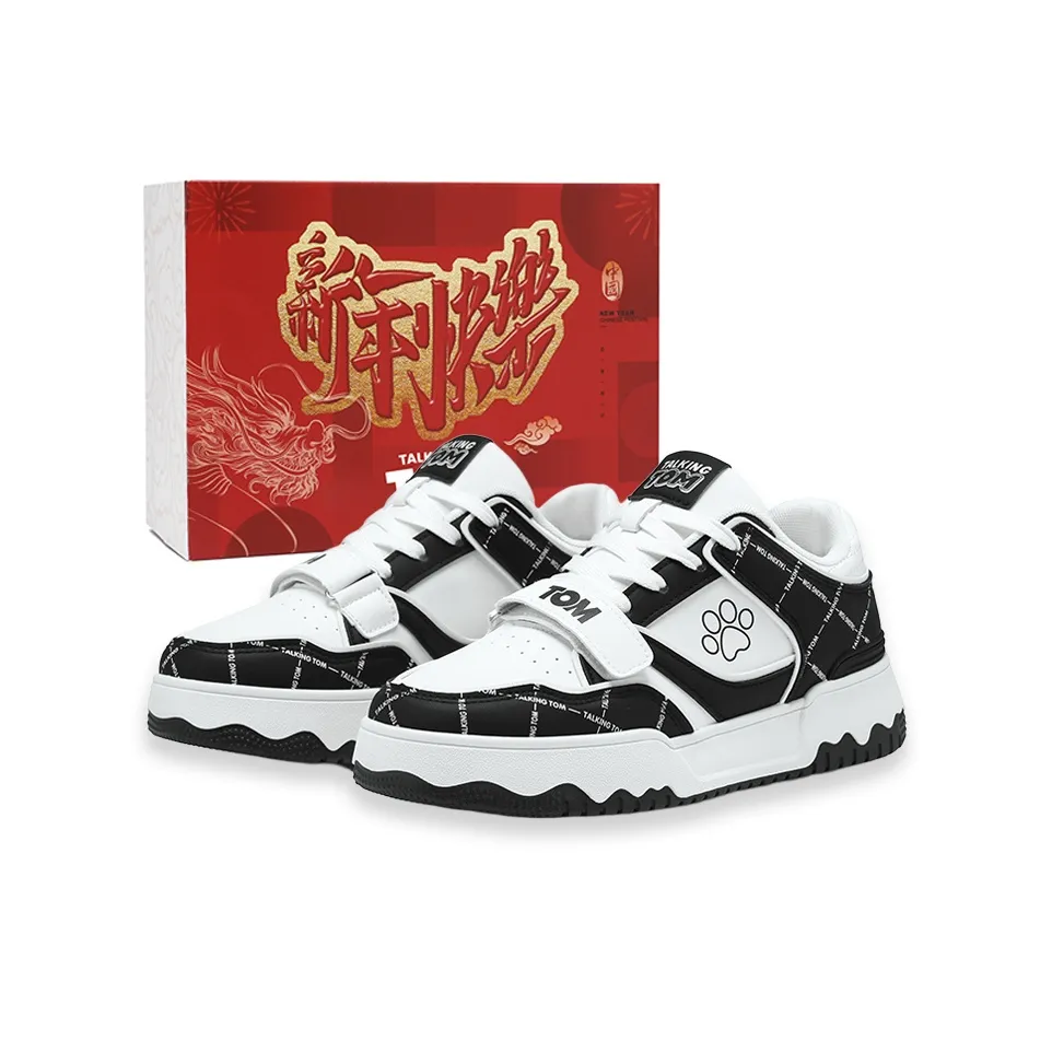 TALKING TOM Anti Slip And Wear Resistant Lightweight Height Increasing Low Top Skateboard Shoes Unisex