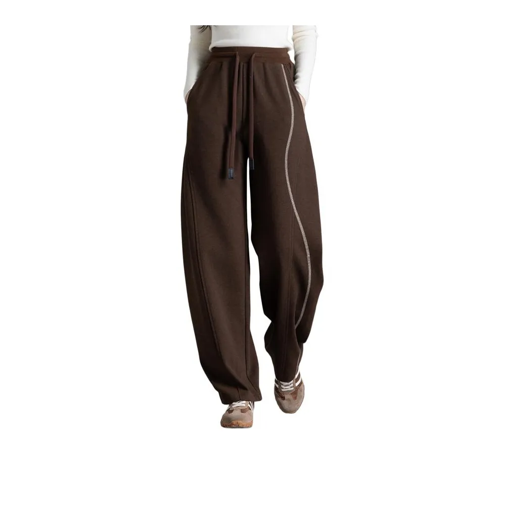 You Cow Me Pants Casual Pants Women's French Latte