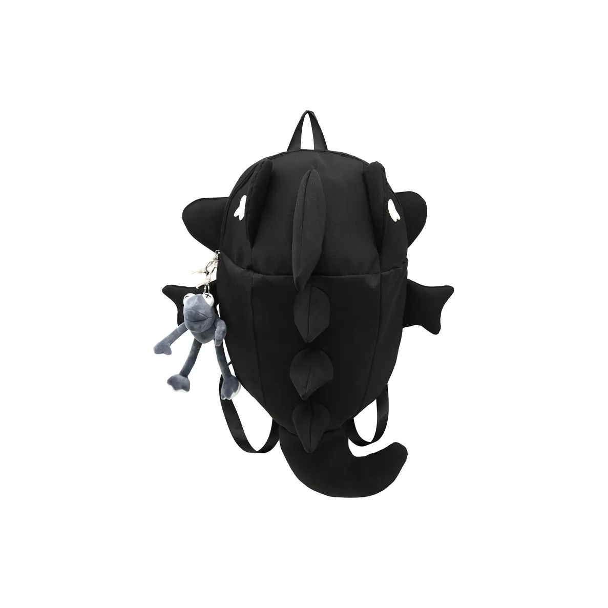 Kaka Tree Nylon Backpack Regular Unisex Black/White