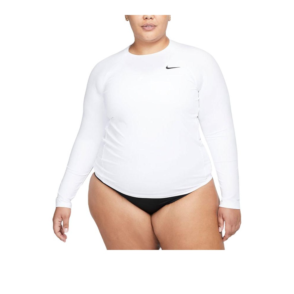 plus size long sleeve bathing suit top