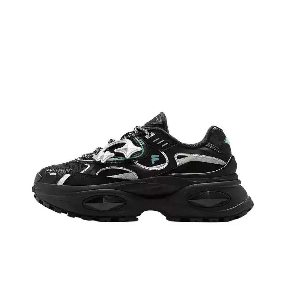 FILA FUSION BIANCO III Устойчивые к истиранию Низкие Кроссовки с Толстой Подошвой Женские Черные