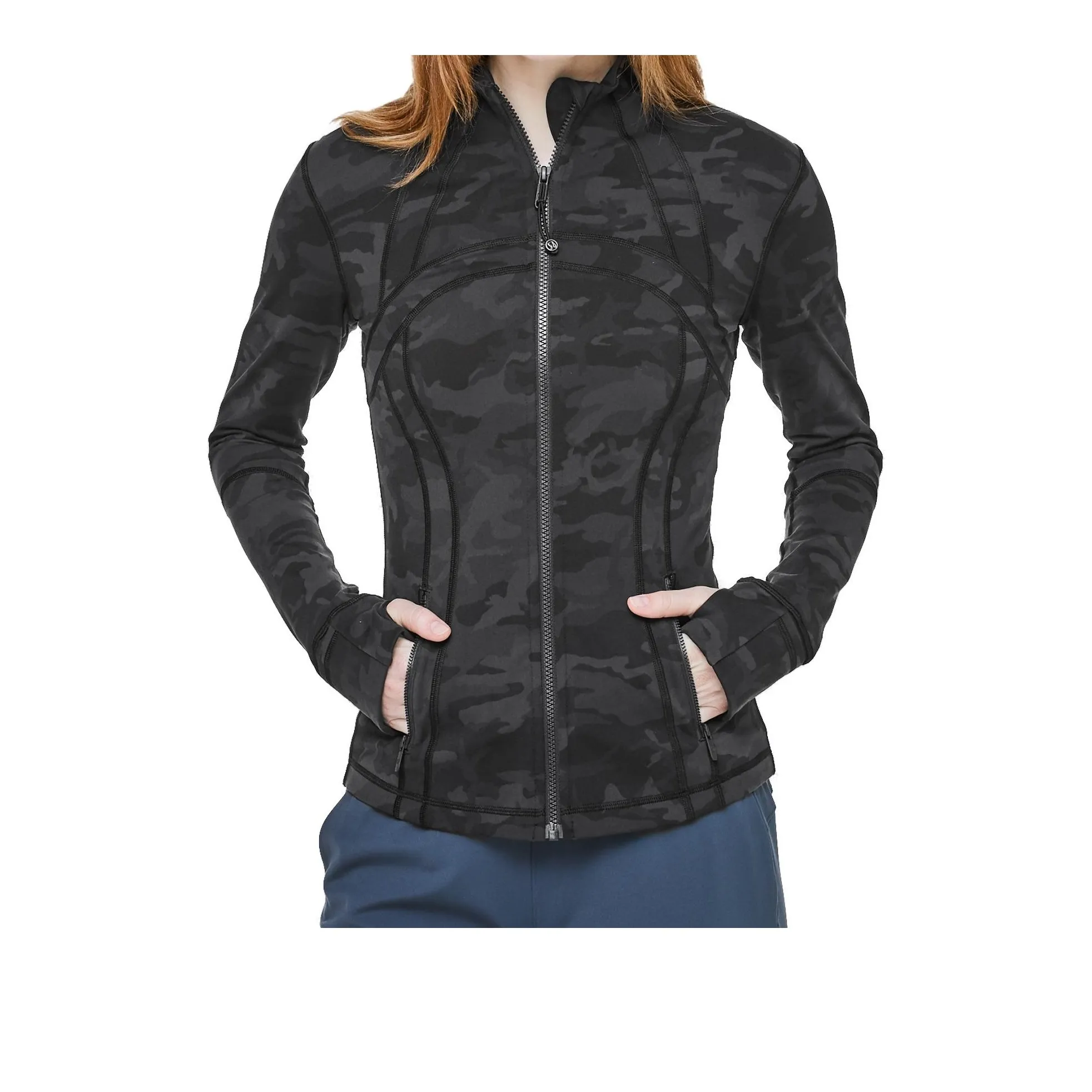 Lululemon Define Luon Jacket Women's Gray Black