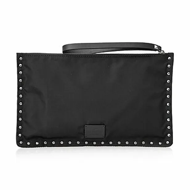 Valentino Nylon Clutch Men's Black