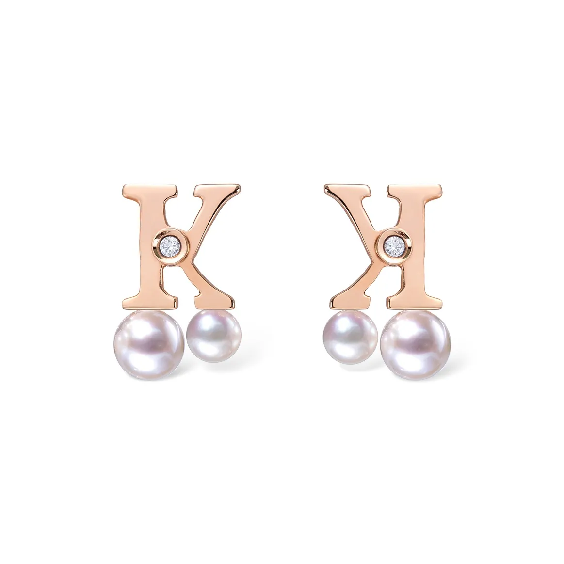 AKOYA Saltwater Pearl Stud Earrings Unisex