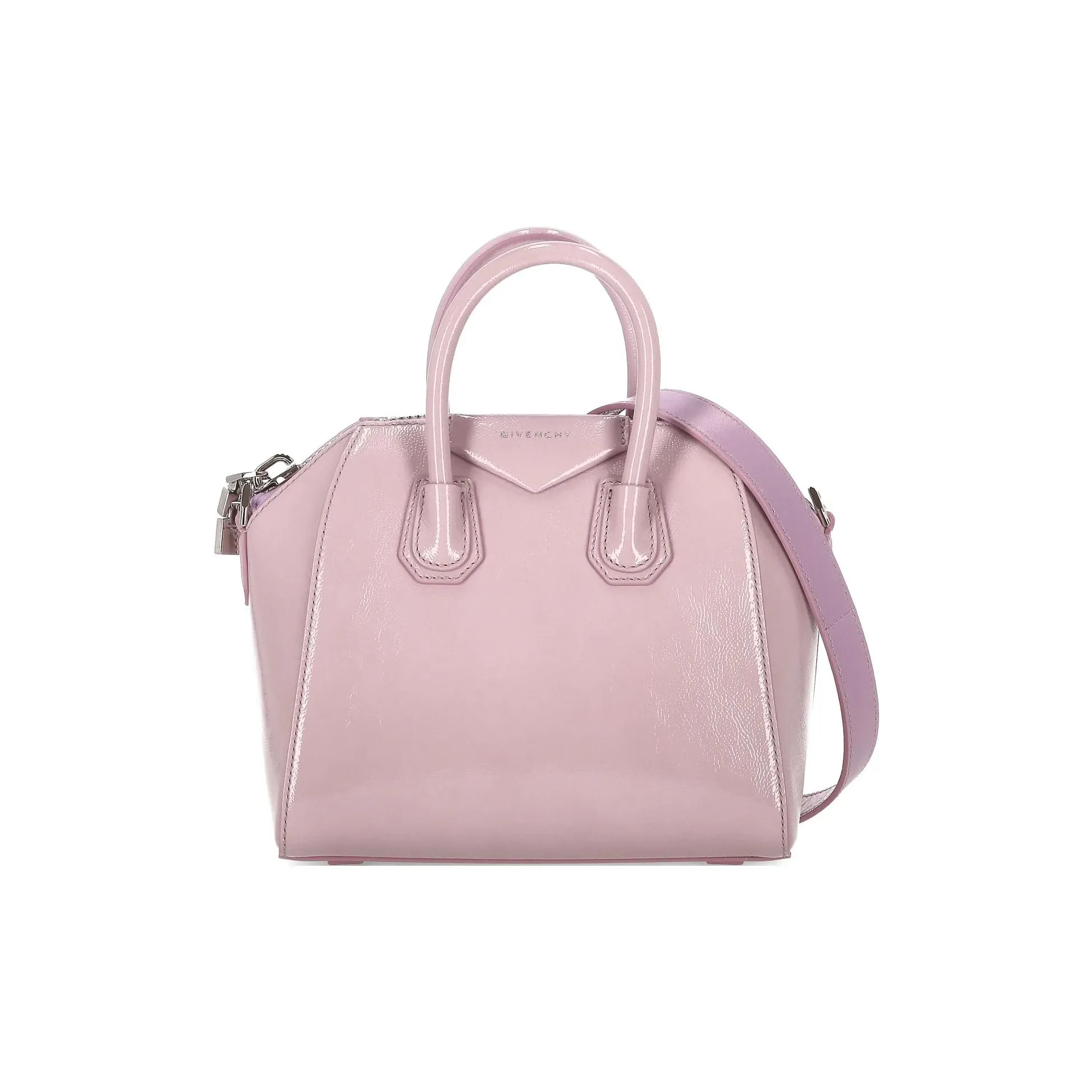 Givenchy Antigona Calfskin One Shoulder Handbag Mini Women's Pink