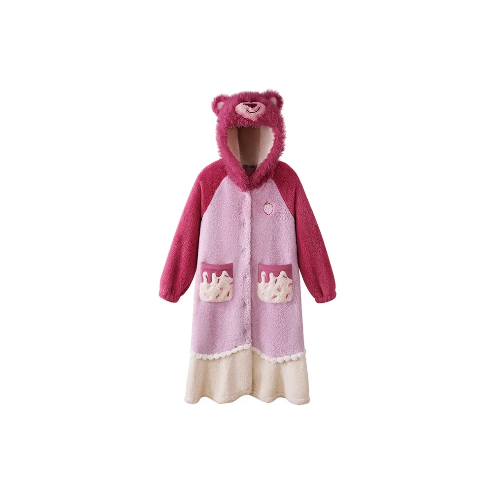 JINGYUN x Disney Pajama Robe Women's Pink Purple