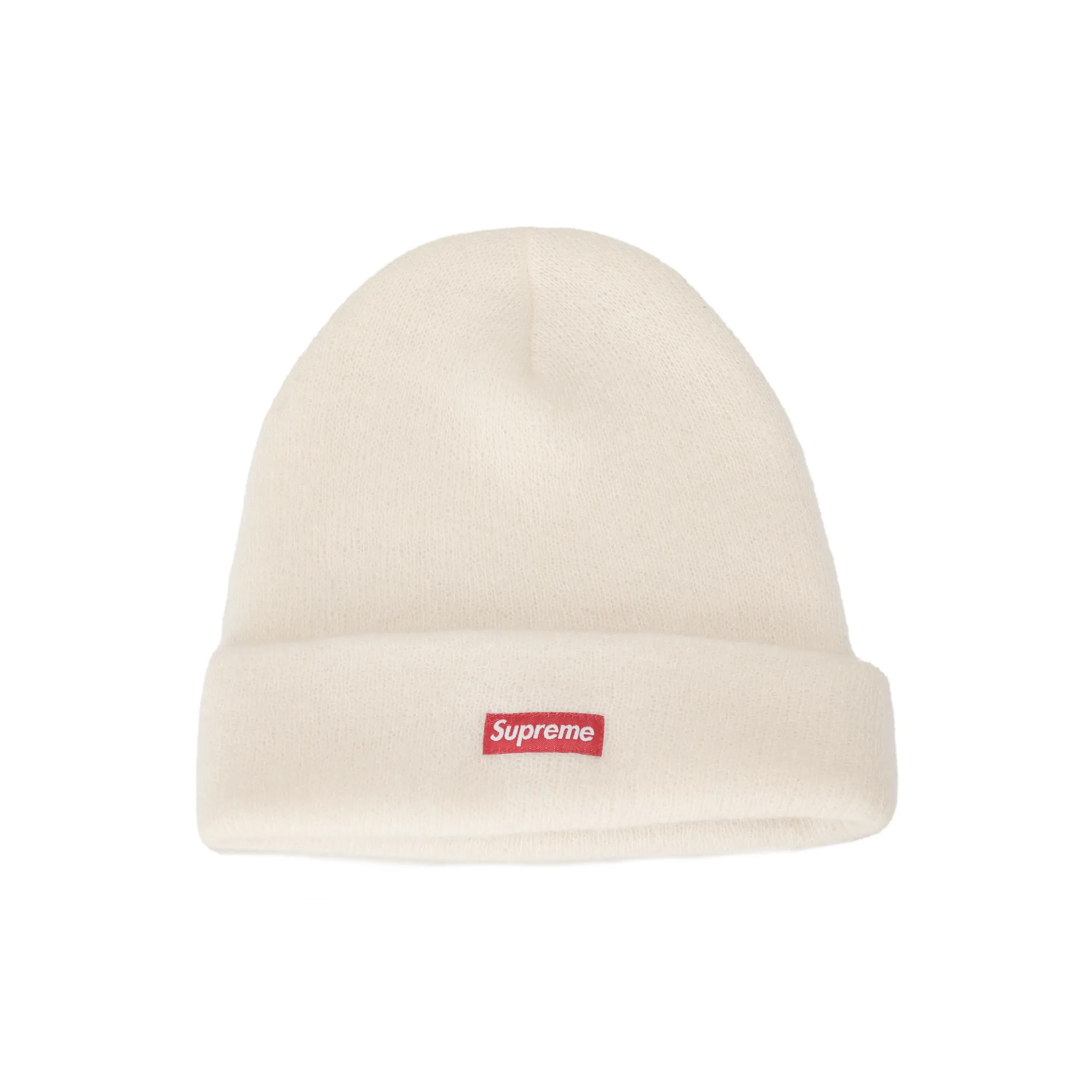 Supreme Mohair Blend Beanies Unisex White