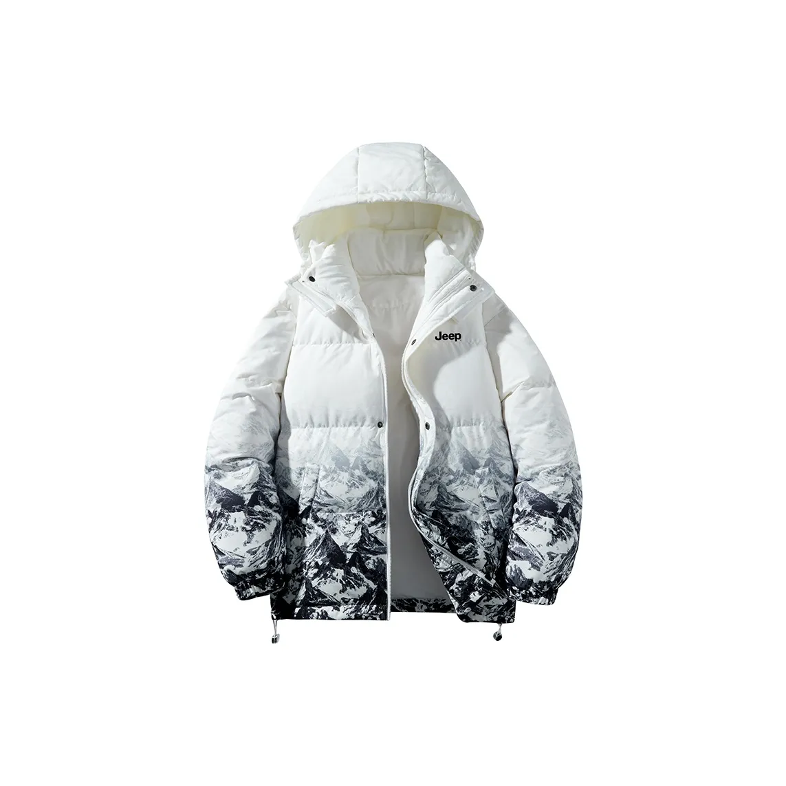 JEEP Пуховик Унисекс Натуральный Белый