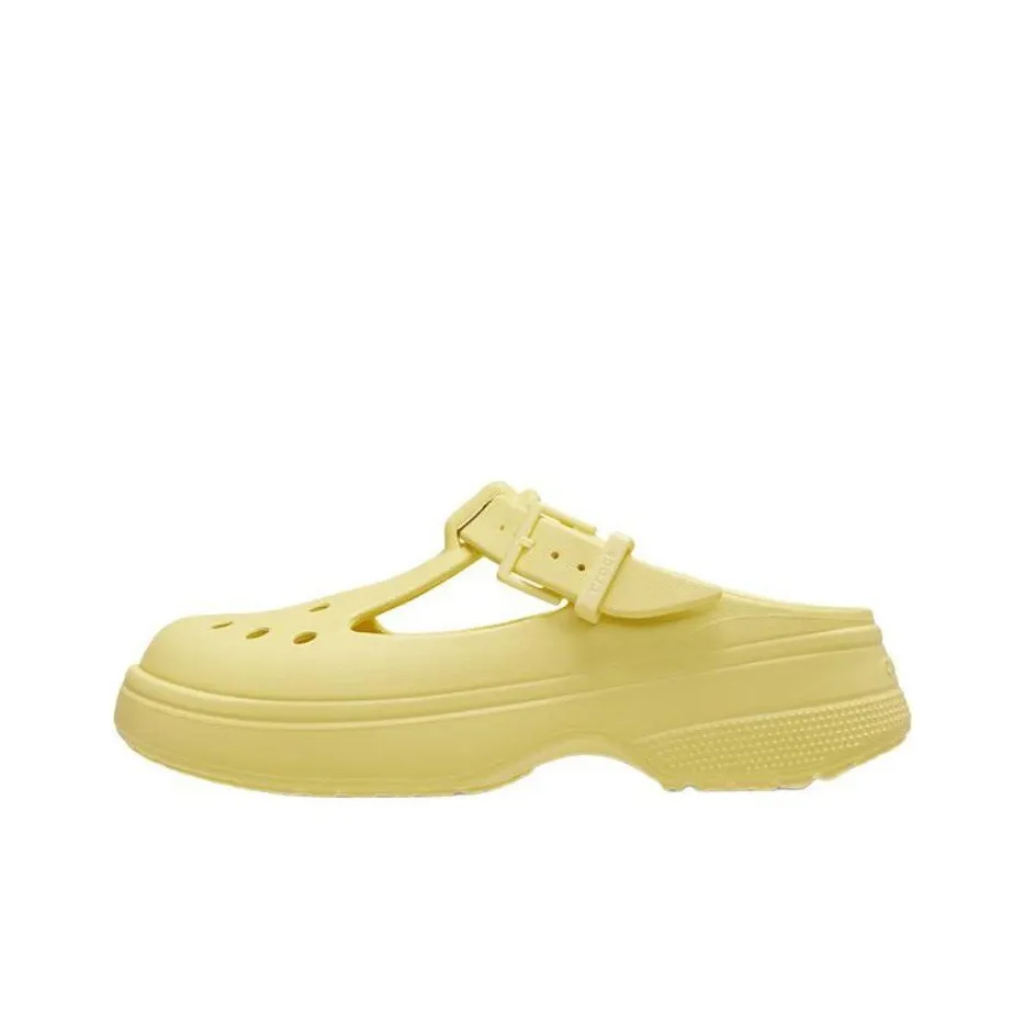 Crocs Classic Mary Jane Clogs Women
s Yellow