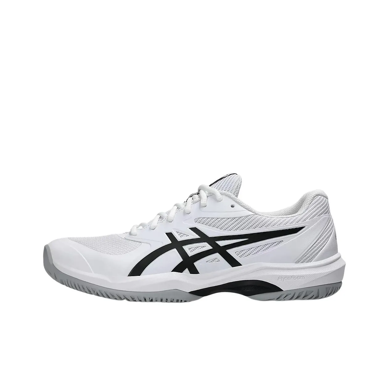ASICS GAME FF Амортизация и Дышащий Низкий Топ Теннисные Кроссовки Мужские Белые
