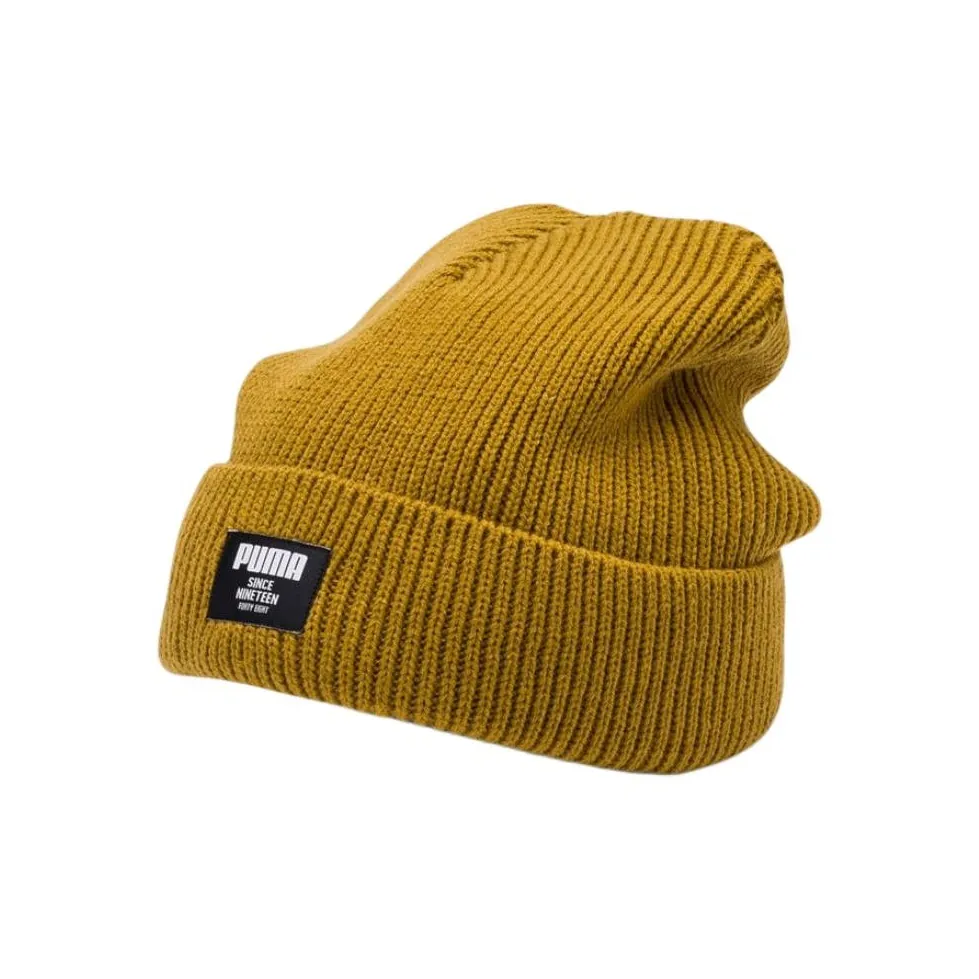 PUMA Шапки-бини Мужской Имбирно-желтый