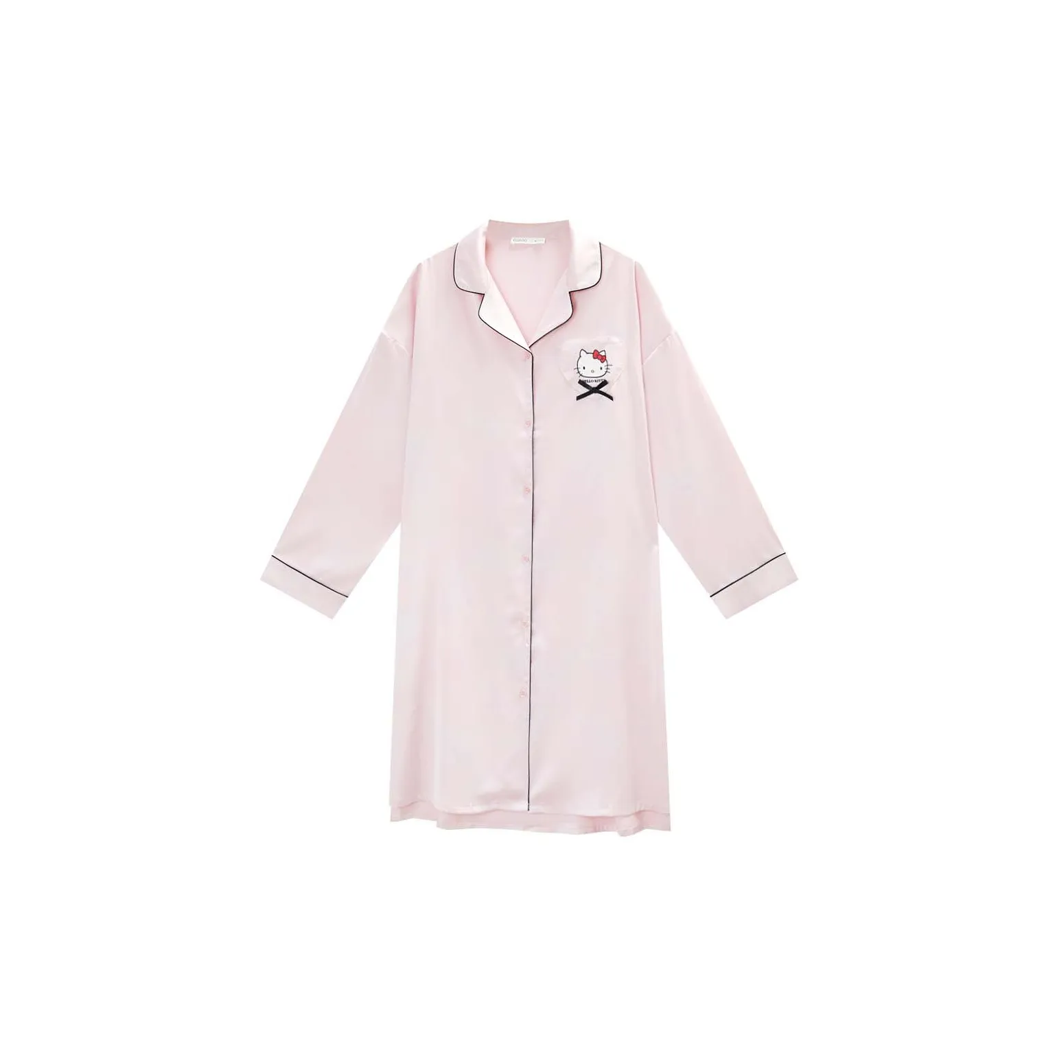 GUKOO x Hello Kitty Nightgown Women's Light Mist Pink