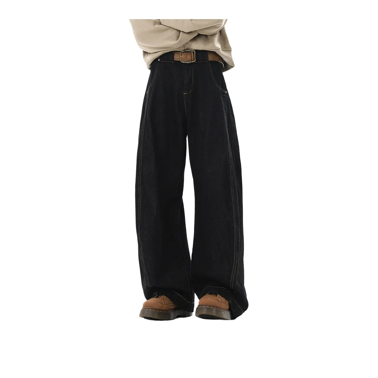 TH FABRICATE Jeans Unisex Black