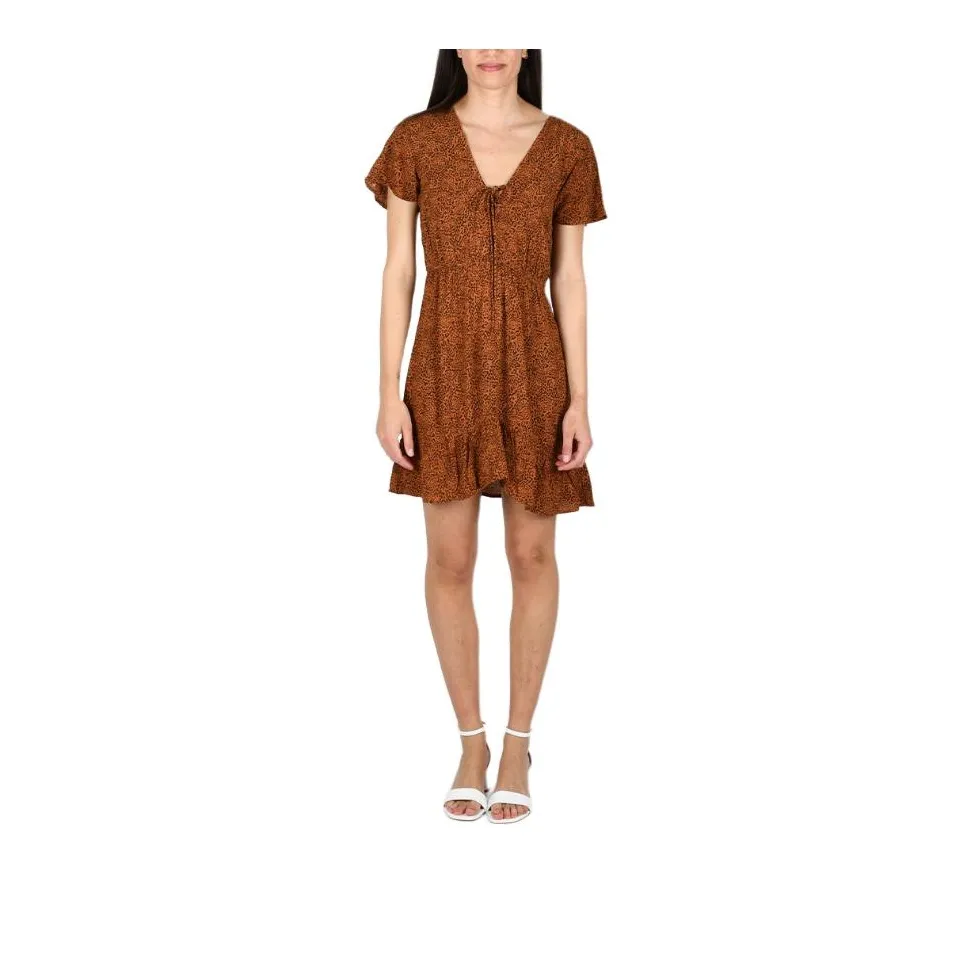 BILLABONG Short Sleeved Dresses Women's Brown
