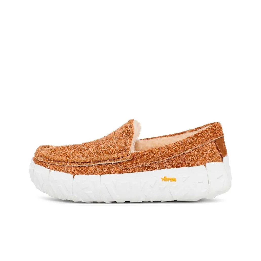 UGG Ascot Wrap Tech Loafers Men's Yellow Brown