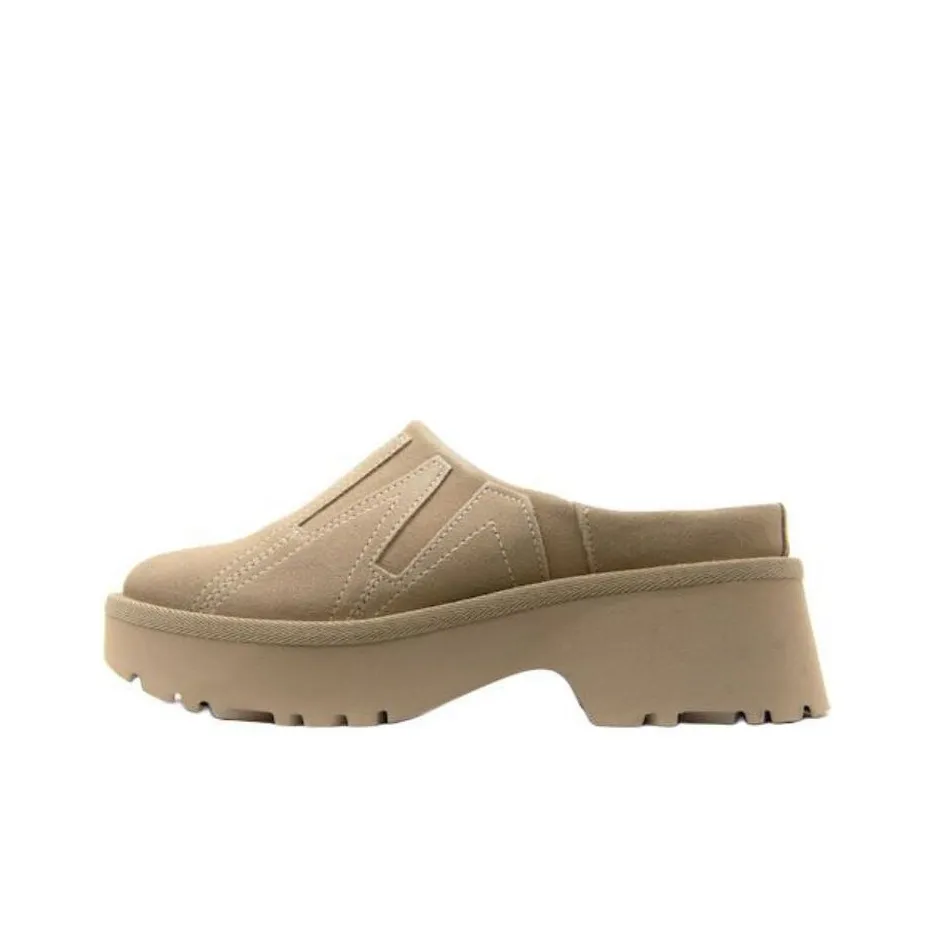 UGG EVA Устойчивые к истиранию Домашние тапочки Женские Бежевые