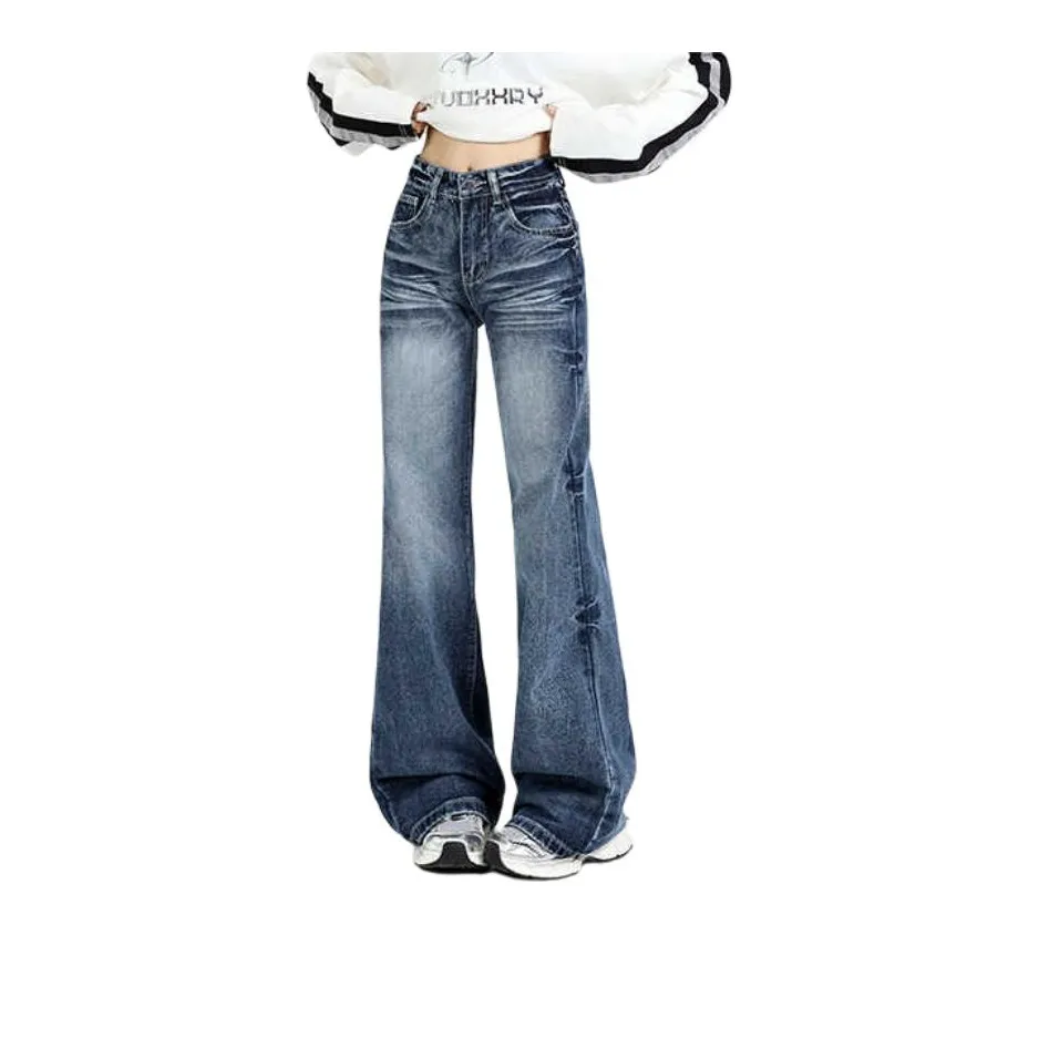 YINLEI Jeans Women's Vintage Blue