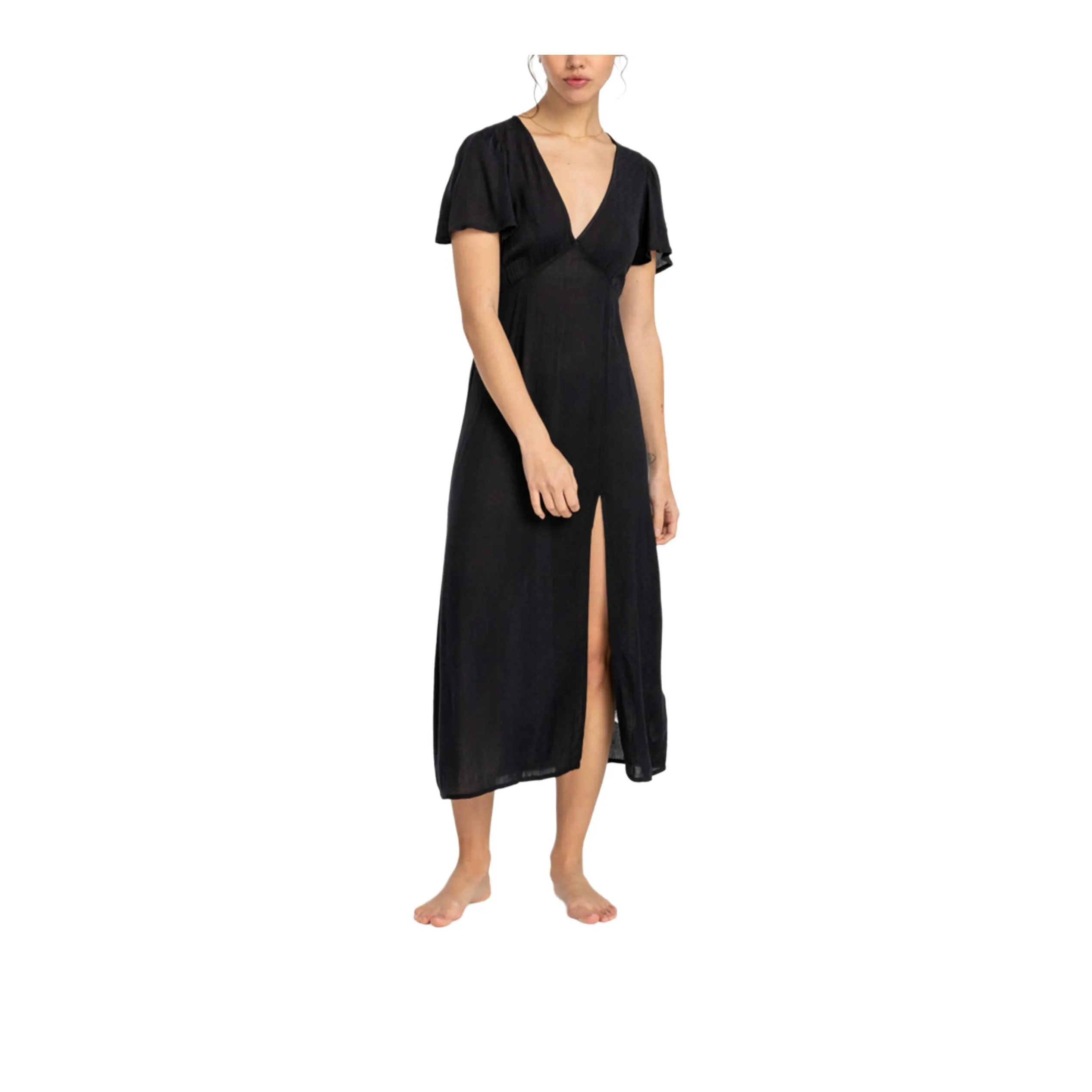 BILLABONG Short Sleeved Dresses Women's Black